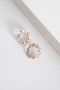 Round Gold Hoop earrings
