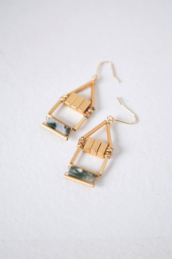 Geometric drop Earrings