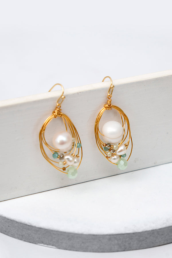 Pearl Hoops