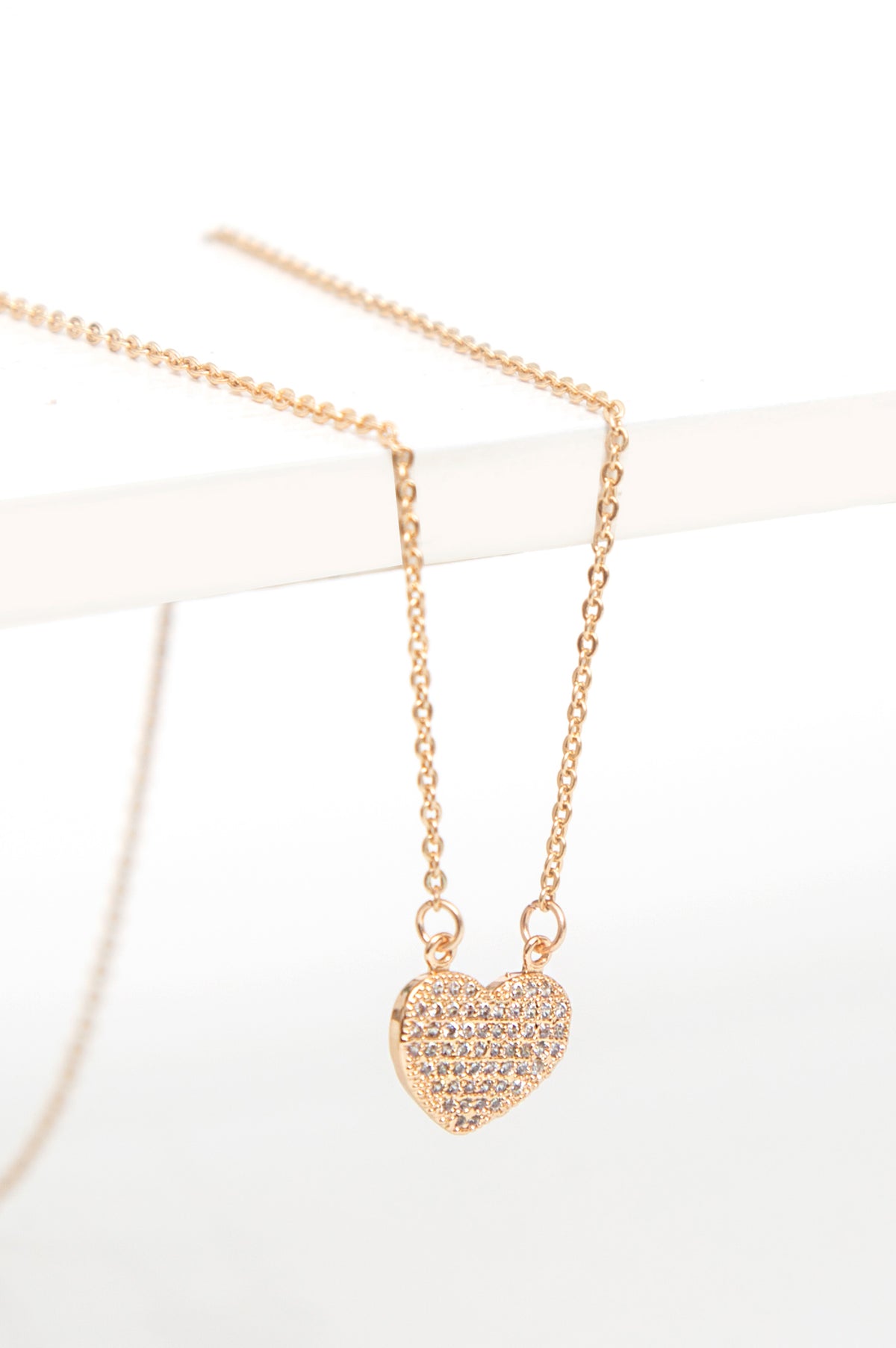 CZ Heart Pendant