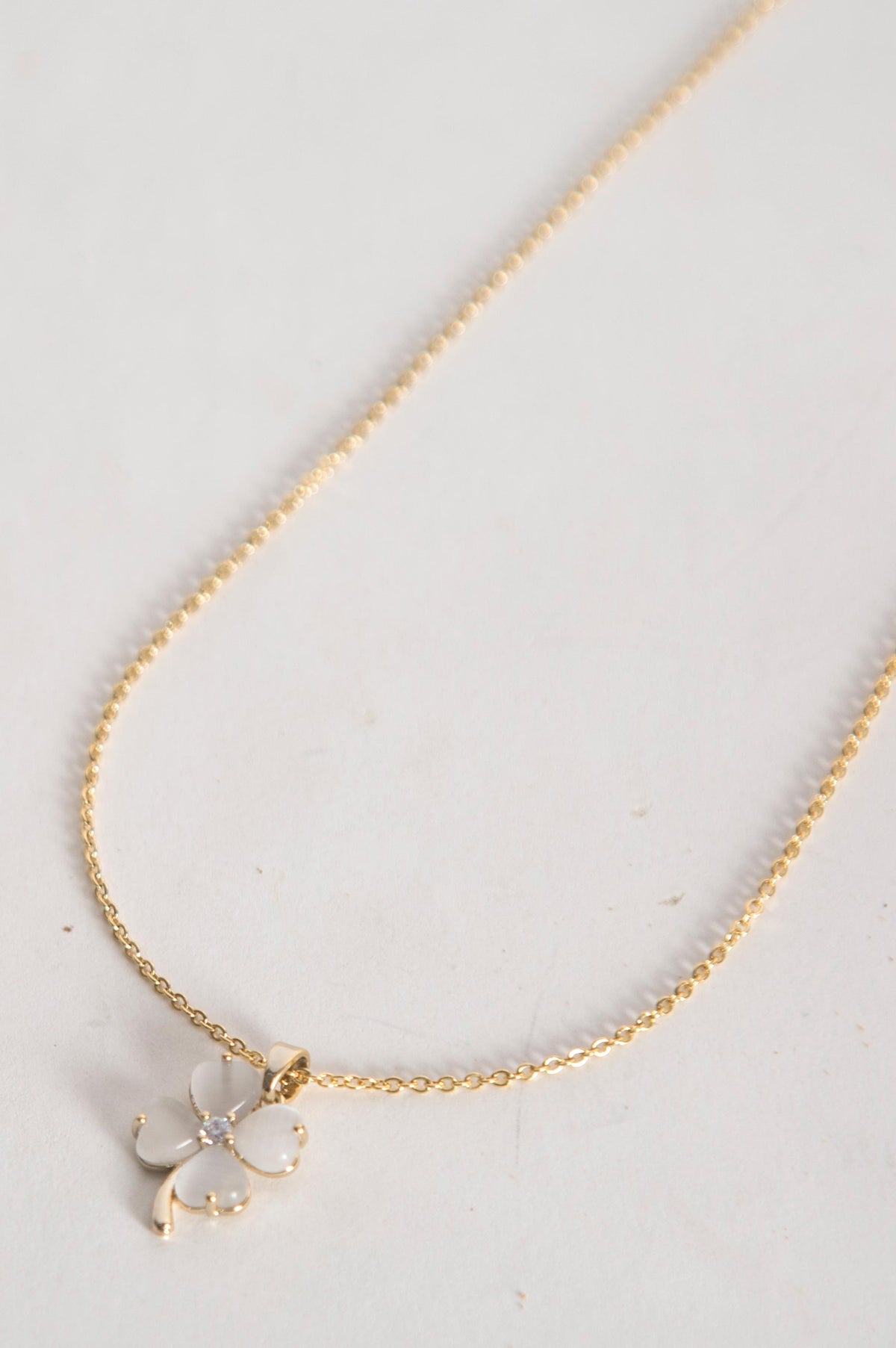 Moonstone Floral Necklace