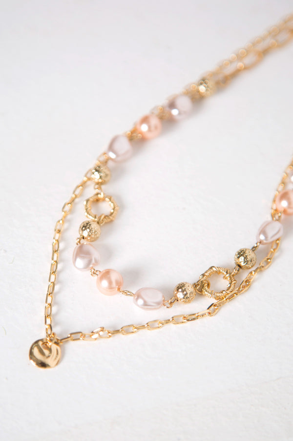 Layered Pearl Necklace