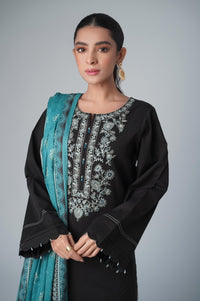 Stitched 3 Piece Printed Lawn