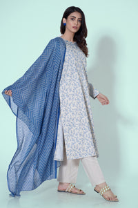 Stitched 3 Piece Embroidered Lawn Suit