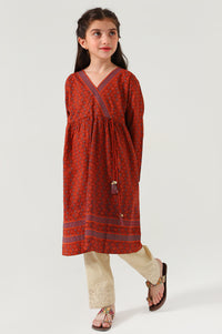 Stitched 1 Piece Screen Print  Cambric Top