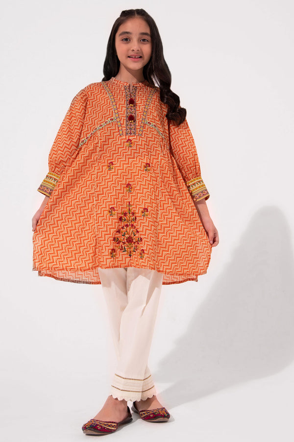 Stitched 1 Piece Embellished Lawn Shirt