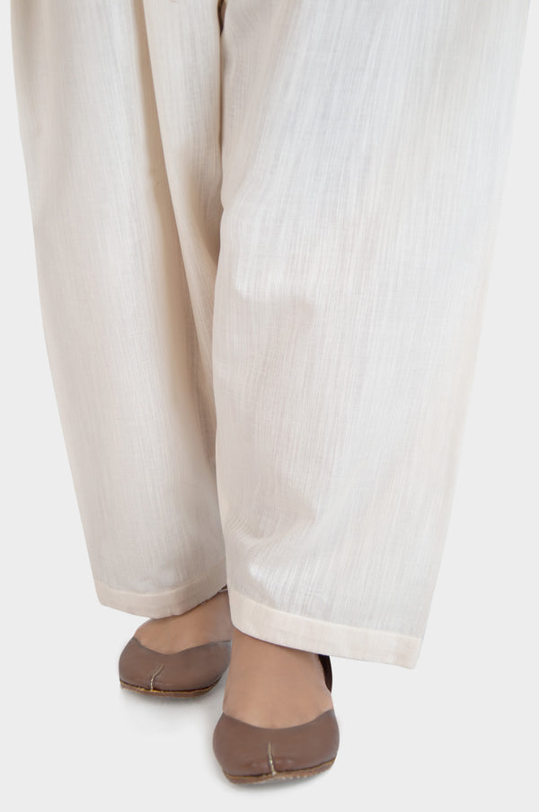 Basic Khaddar Shalwar - Off White